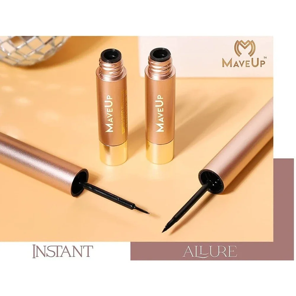 MaveUp Eyeliner & Mascara Set - Effortless, Healthy Looking, Mesmerizing Eyes